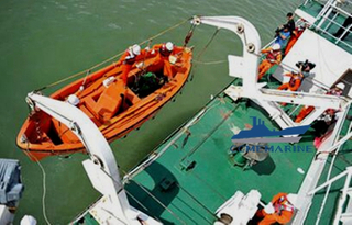 Marine Fast Rescue Boat Launching Appliance life boat davit 